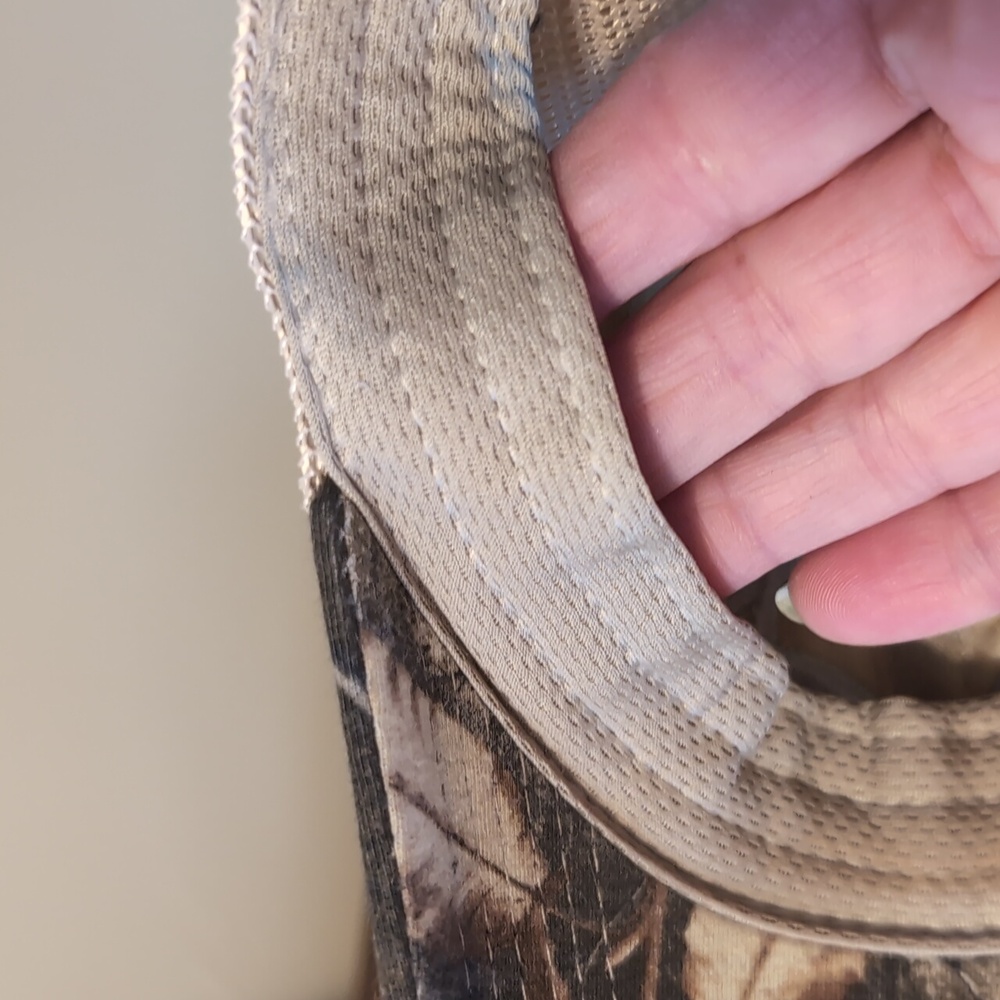 Realtree Camouflage Soft Stretch Sweatband Antler Design Baseball Hat Cap - Picture 10 of 11